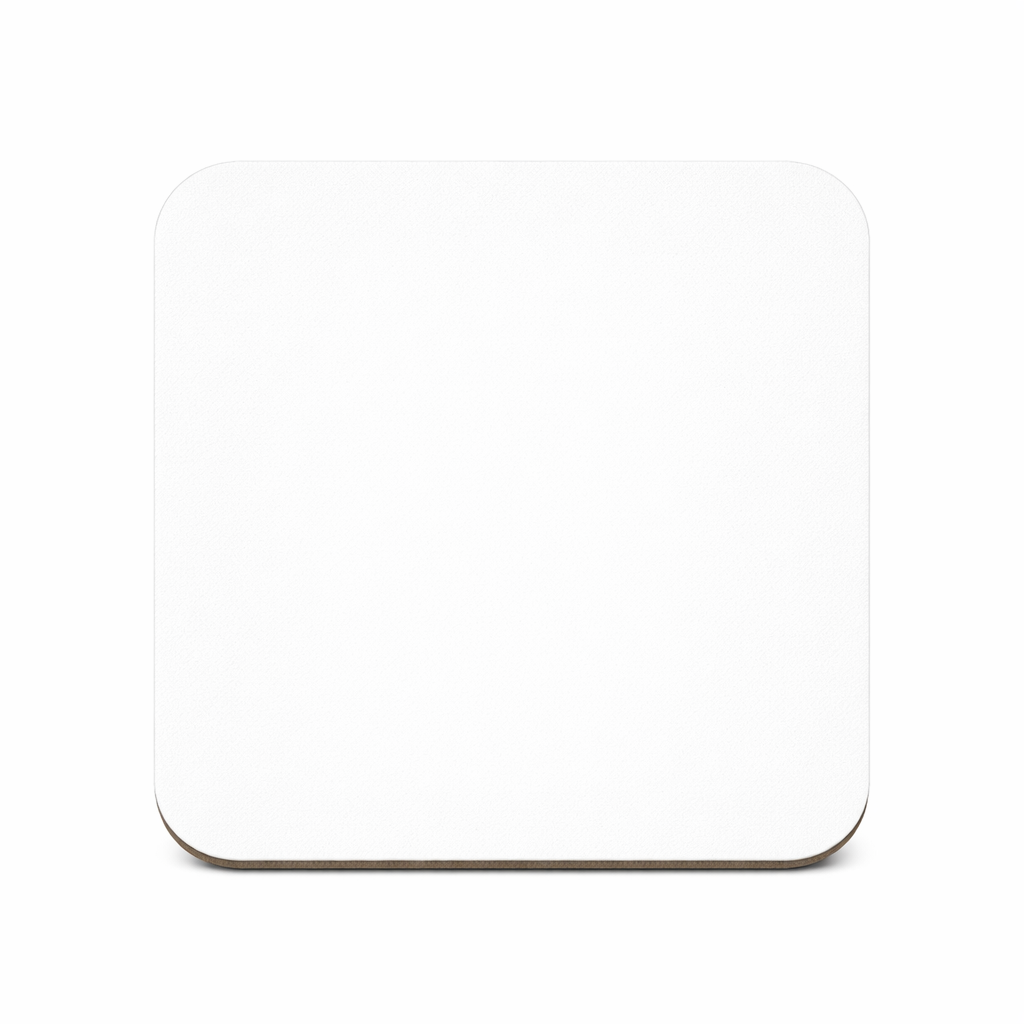 White Square Coaster
